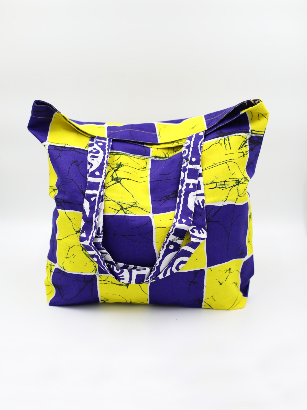 Batikowa Torba Chess żółta