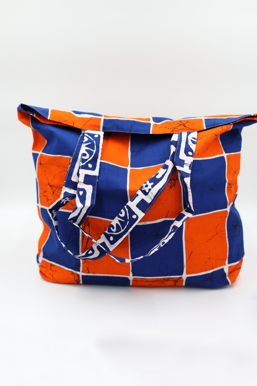 Batikowa Torba Chess pomarańczowa