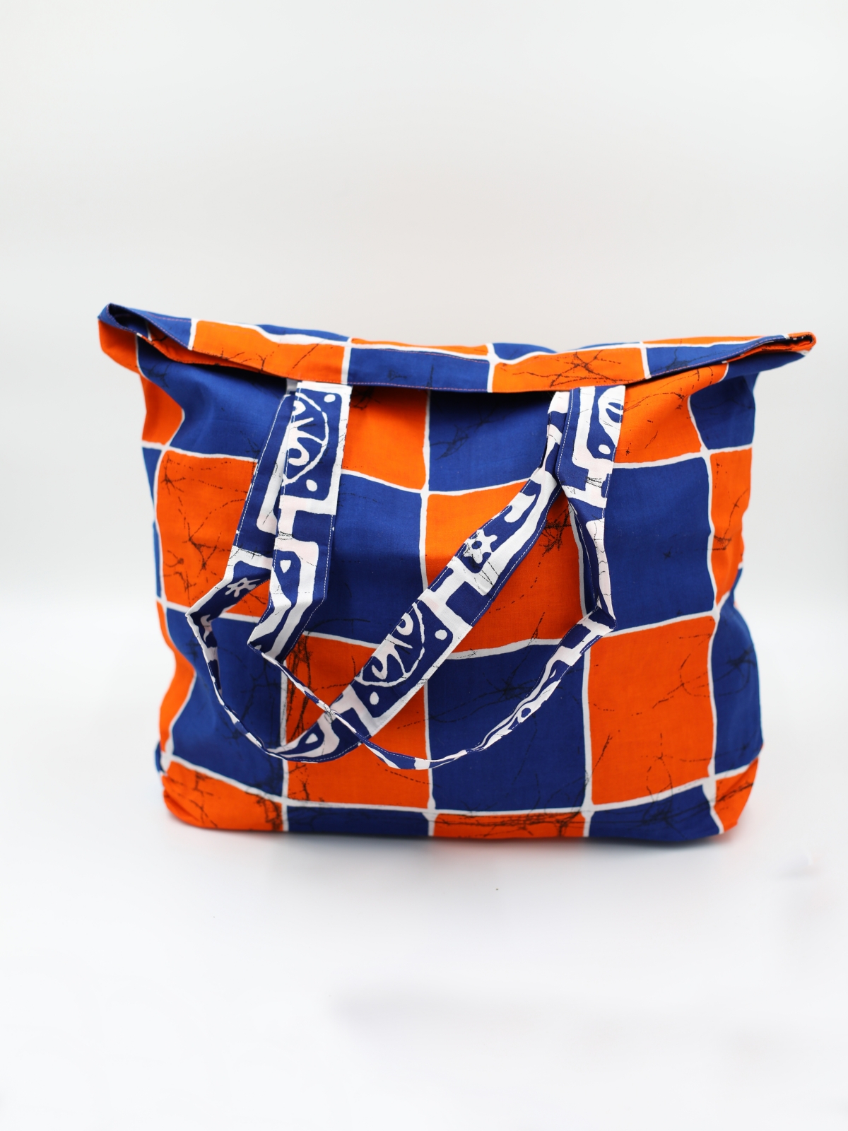 Batikowa Torba Chess pomarańczowa
