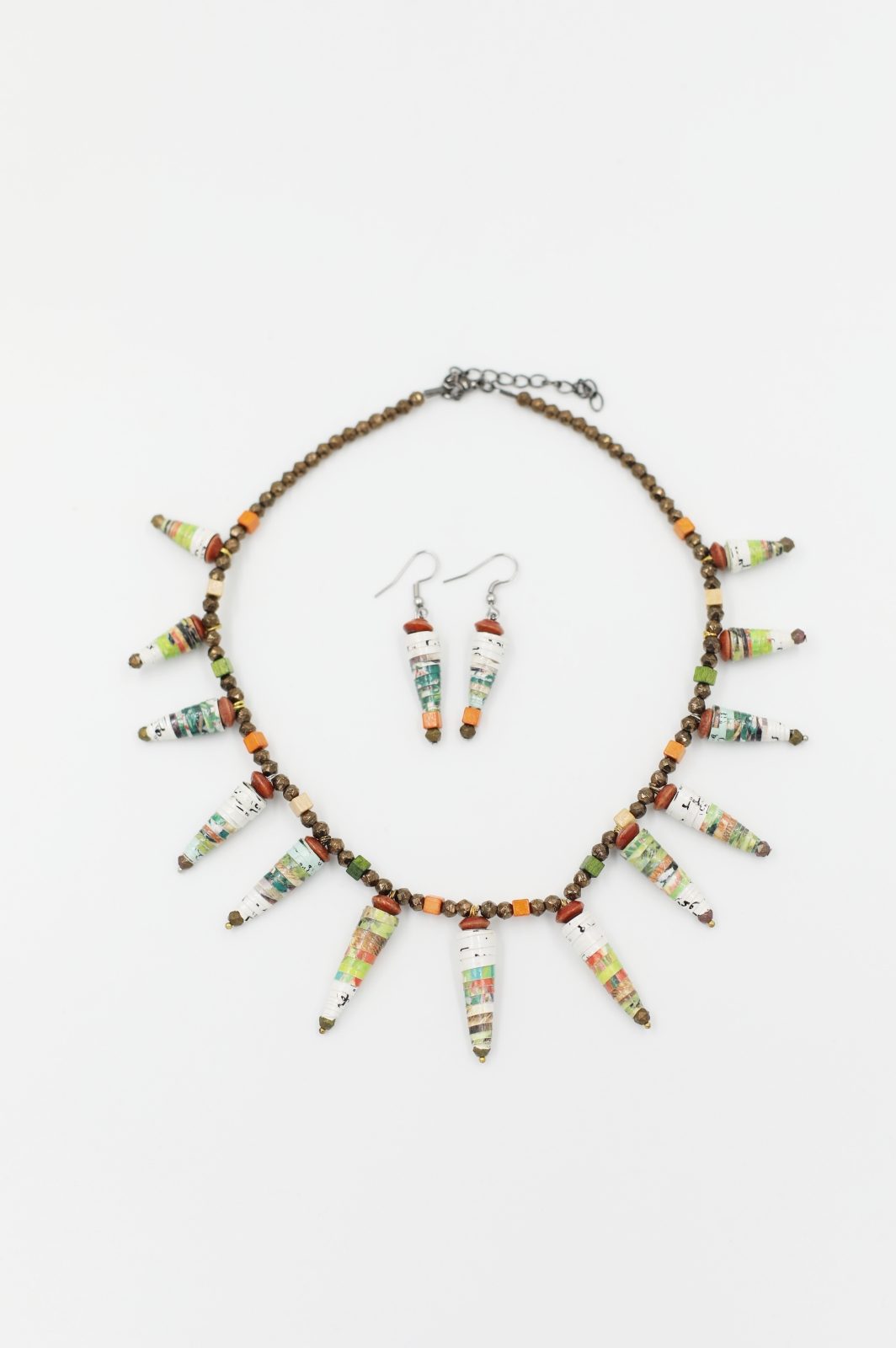 Zestaw naszyjnik i kolczyki Ilham