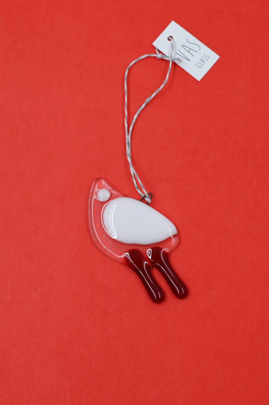 Szklana bombka ptaszek