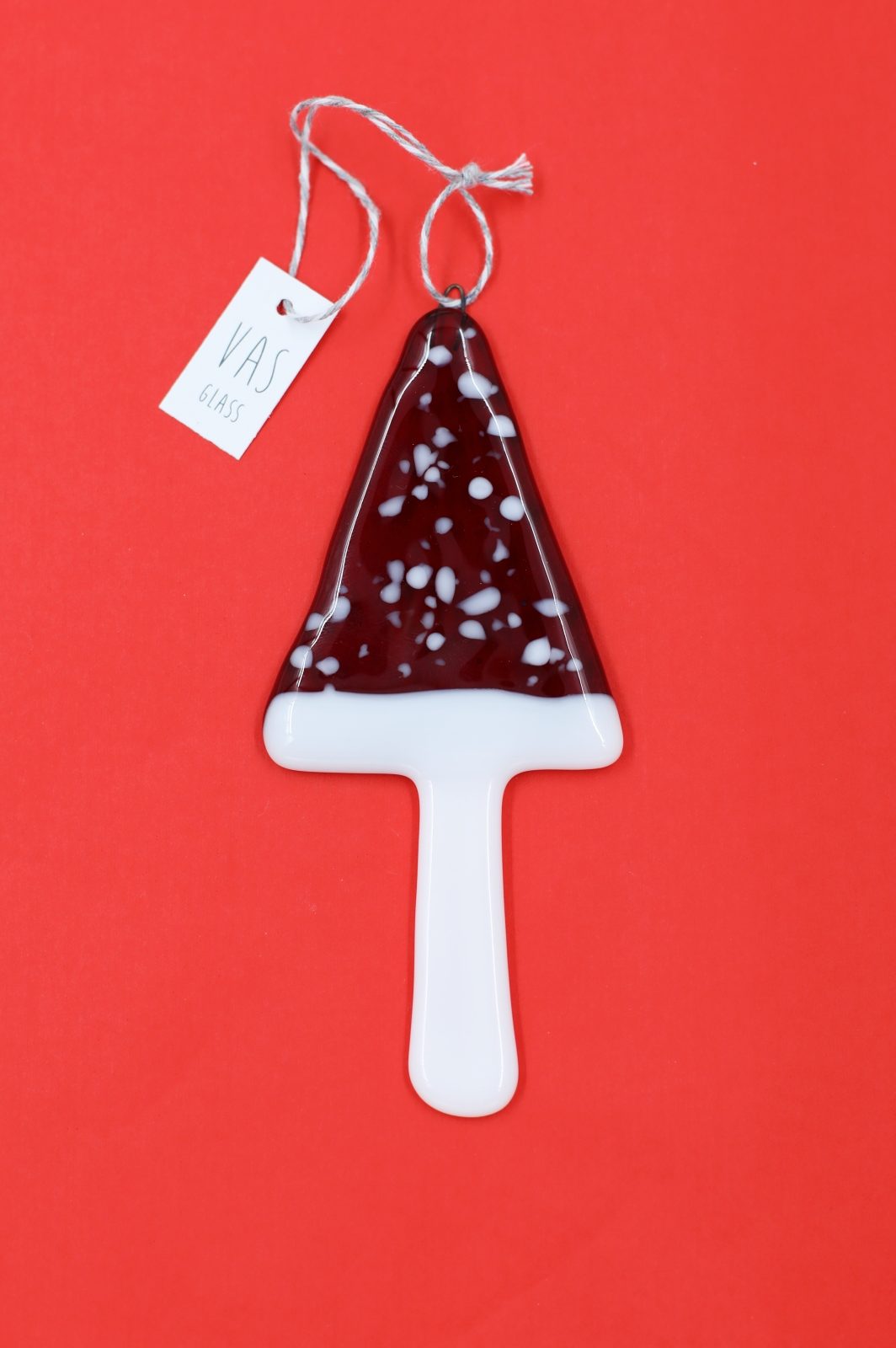 Szklana bombka choinka