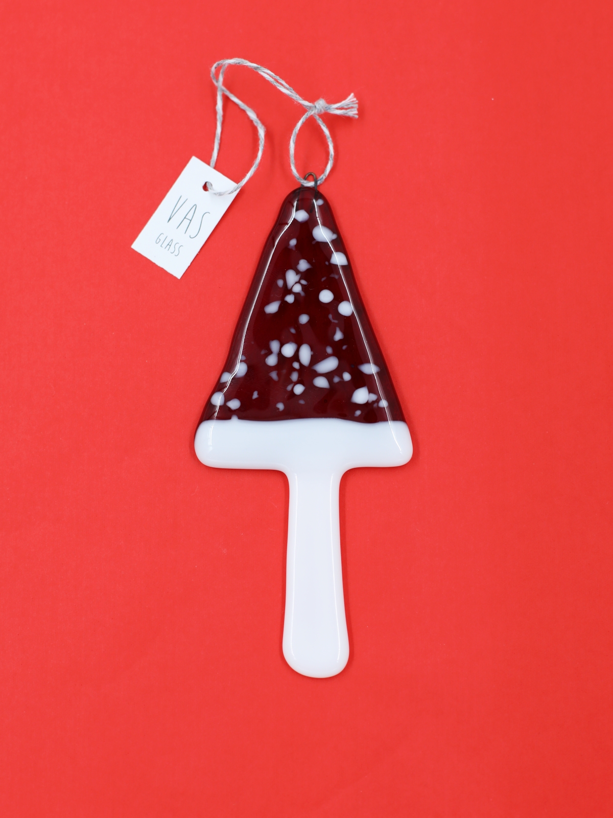 Szklana bombka choinka