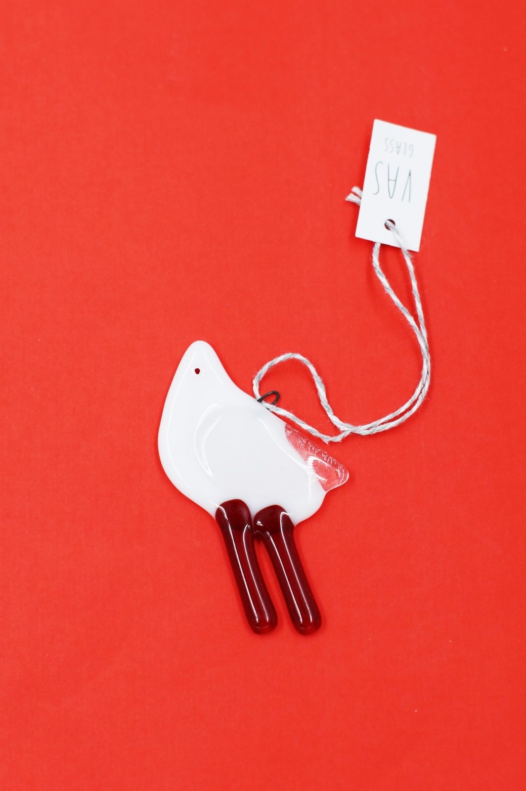 Szklana bombka ptaszek