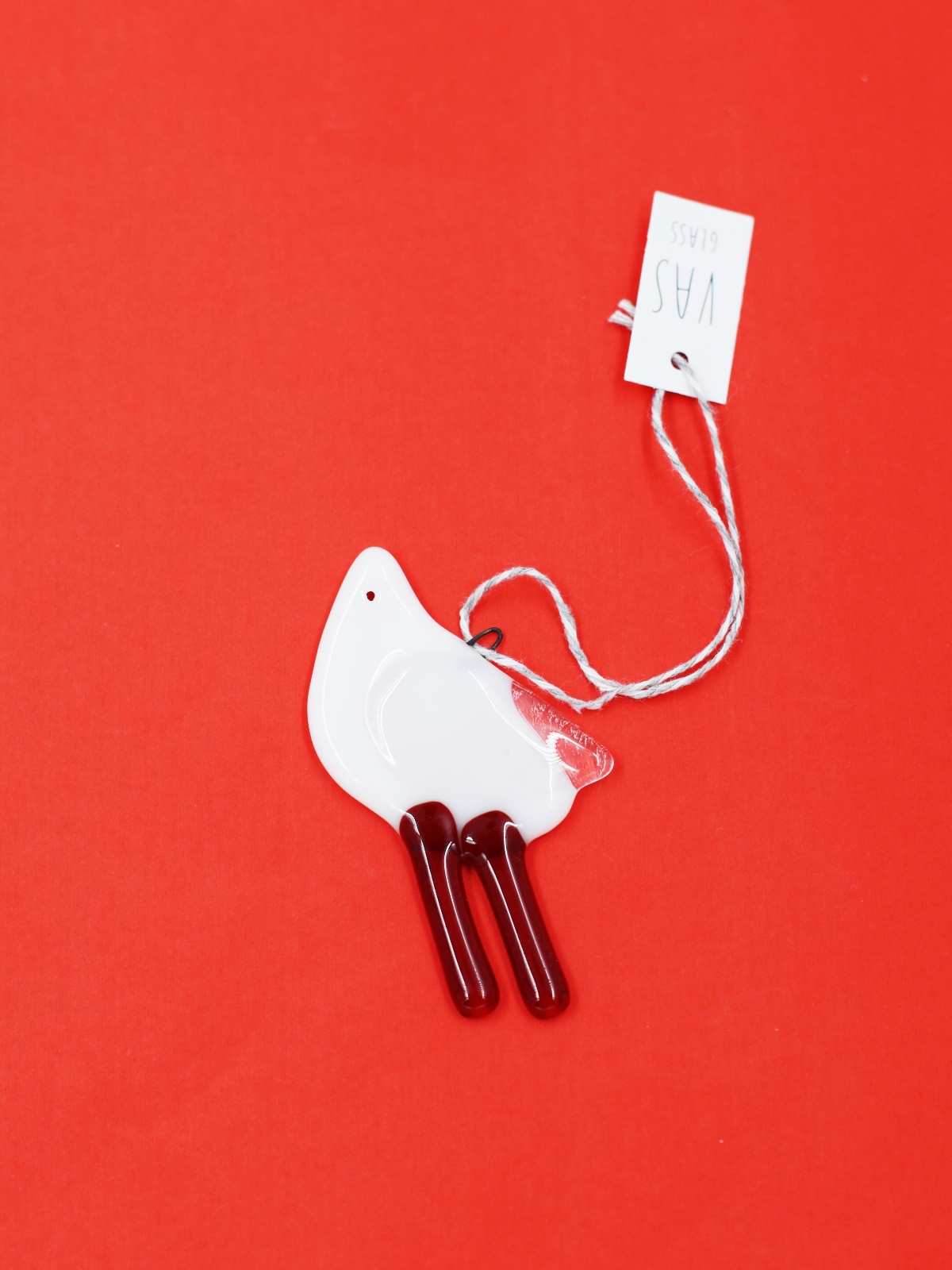 Szklana bombka ptaszek