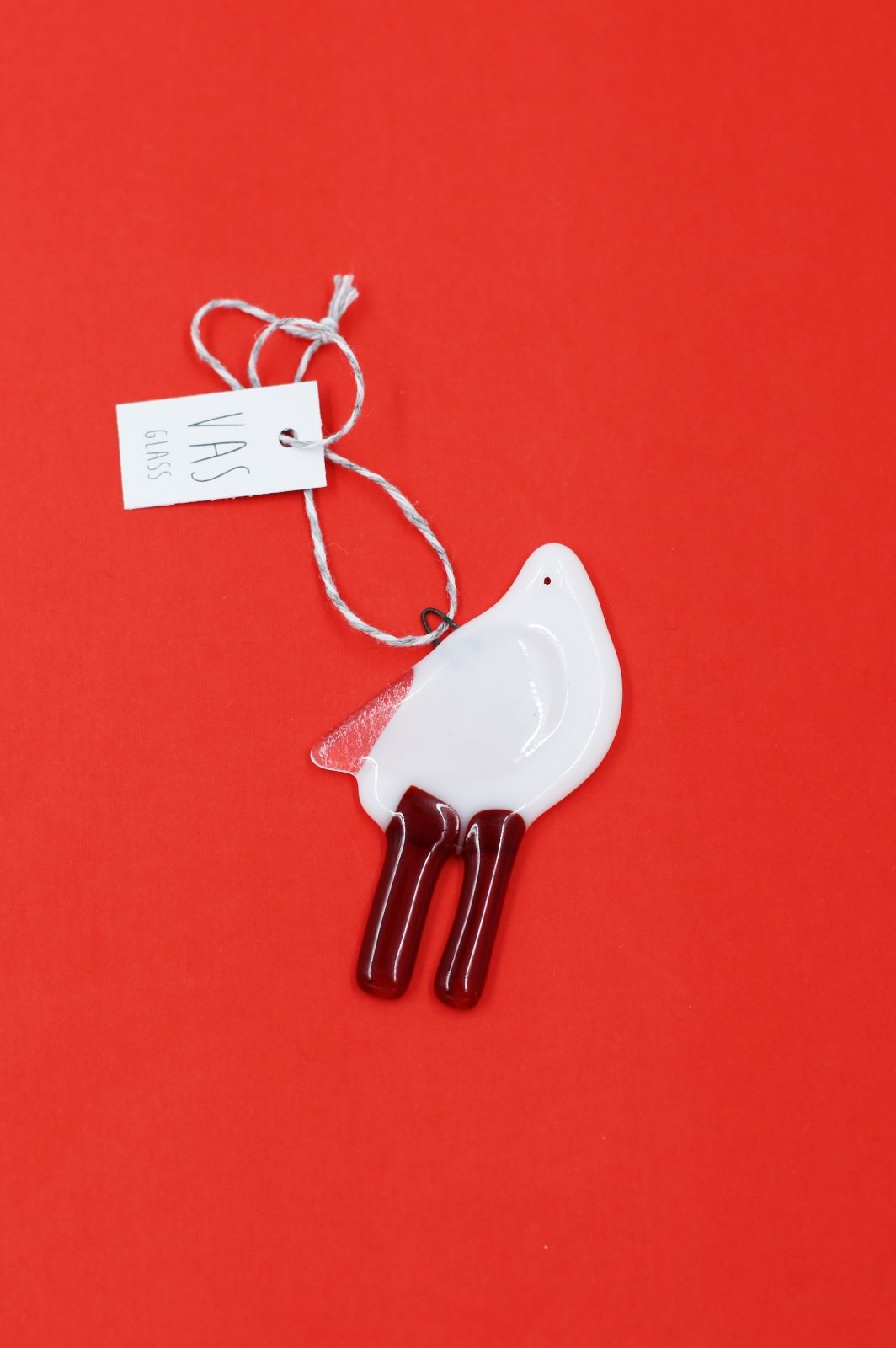 Szklana bombka ptaszek