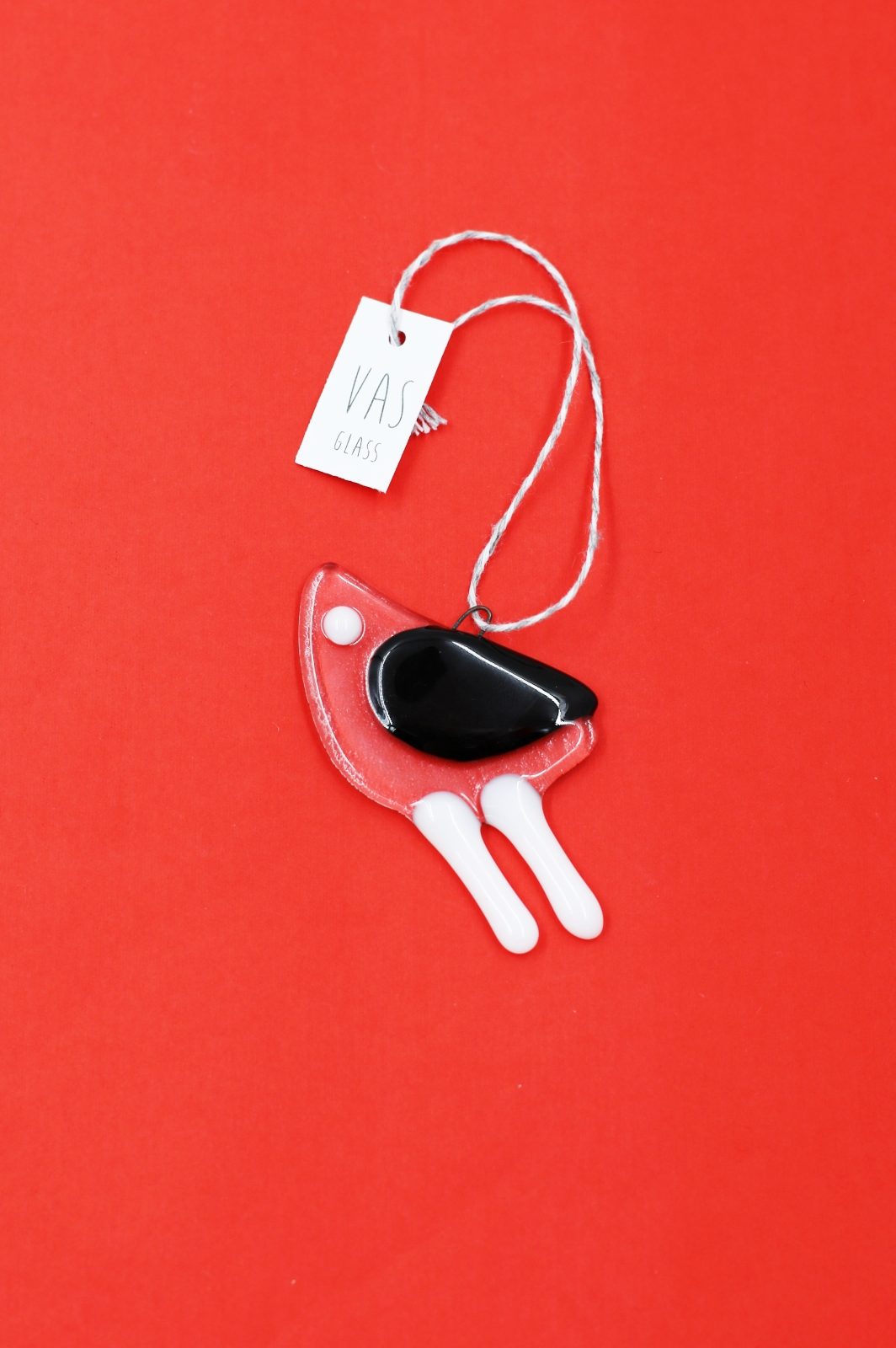 Szklana bombka ptaszek