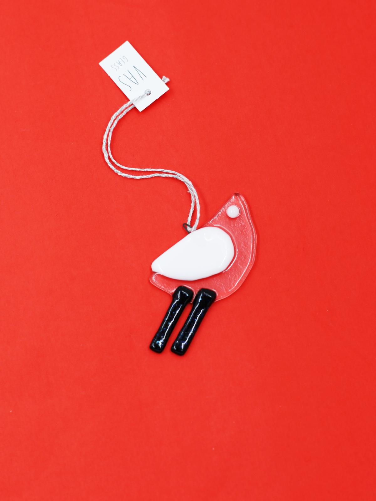 Szklana bombka ptaszek