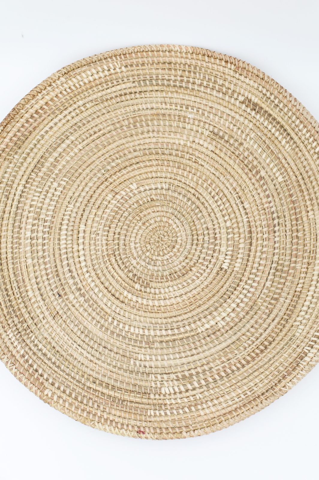 Duża wiklinowa taca